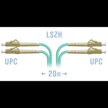 Патчкорд оптический LC/UPC MM 20m