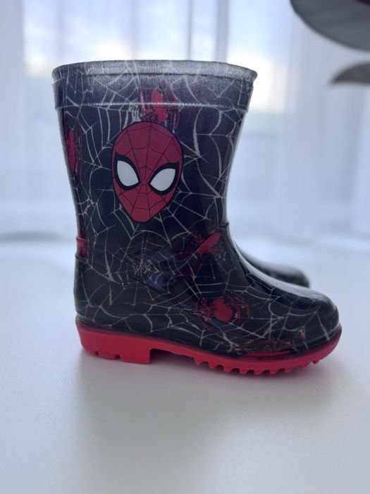 Cizme din cauciuc, cu Spiderman