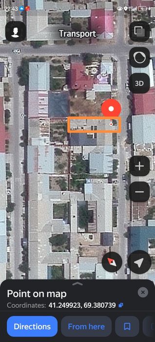 Мажнунтол Райгаз кучада 2.5 сотка сотилади