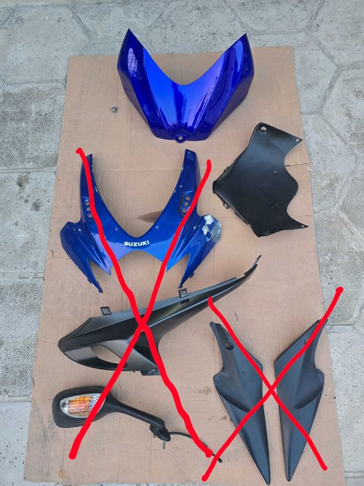Пластмаси за GSXR K6 600