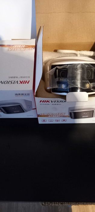 Camera IP Hikvision doua lentile ( Meniu in limba Chineza)