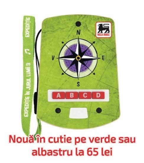Expediție în jurul lumii 3 cu boxa nouă,cutie noua ,pachet nou și set