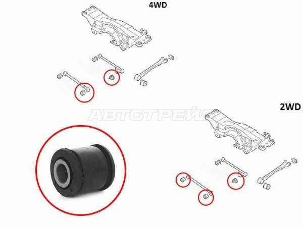 Сайлентблок Subaru Forester