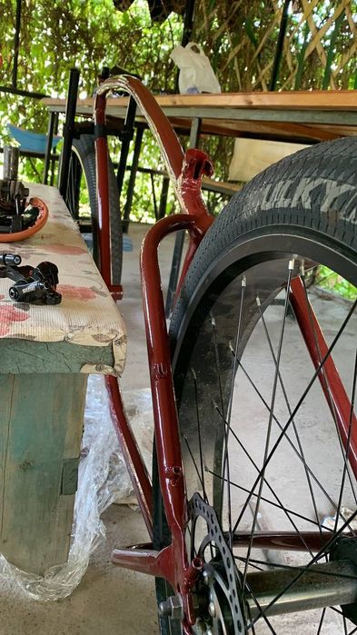 Велосипед, велочоппер, круизер, проект