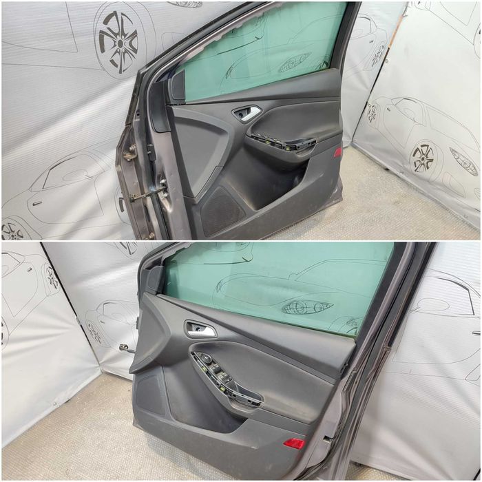 Ușă Față Dreaptă Ford Focus Hatchback Maro / Gri Cod Culoare Lunar Sky 2147846 2012 / [2010-2017] / PBM51-A20125-BF (2A)