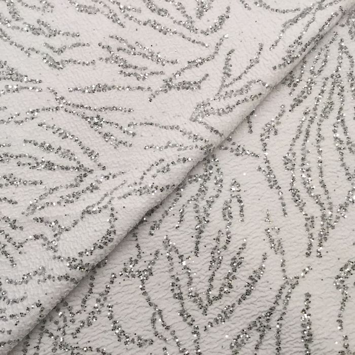 Tesatura / material elastic cu micro paiete pt rochie, dans sportiv