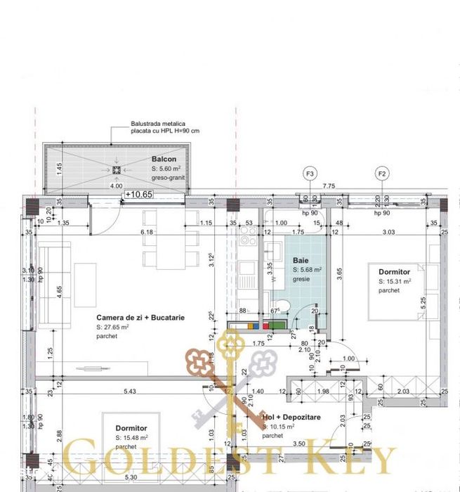 Apartament finisat de 74,2 mp, cu 3 camere! Baciu — fotografia 1