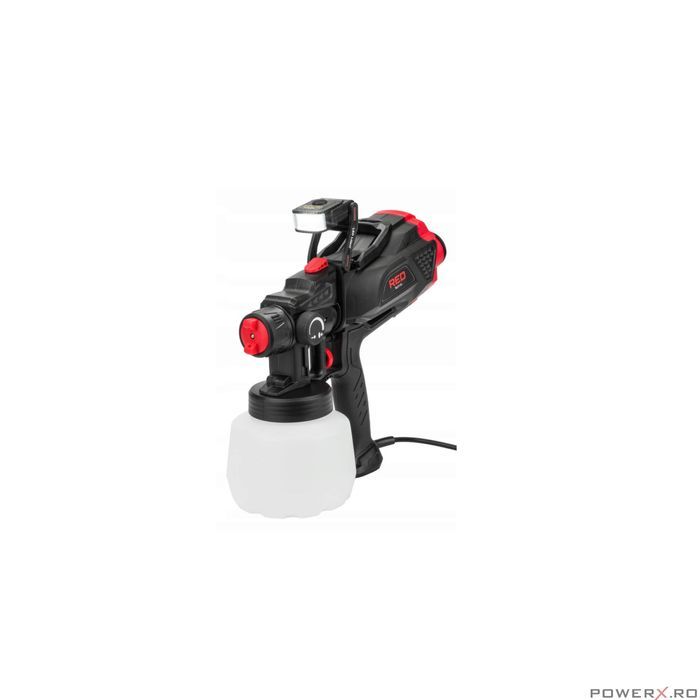 Pistol vopsit electric HVLP, 650 W, capacitate rezervor de vopsea 1200