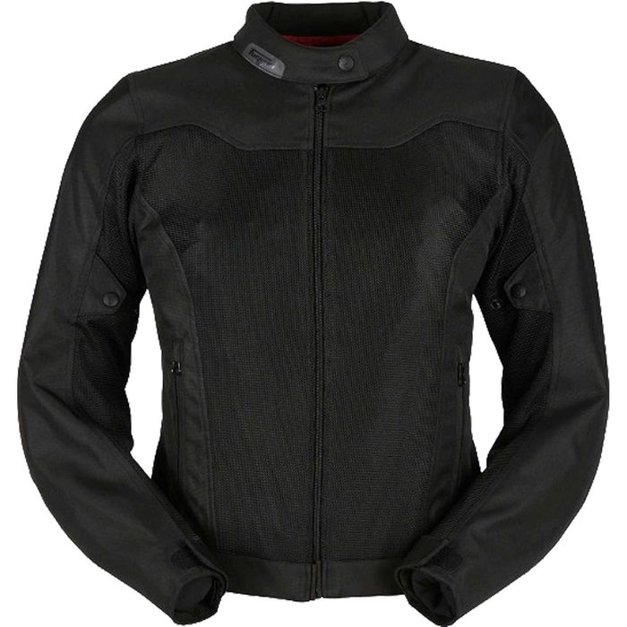 Geacă de motocicletă pentru femei Furygan Genesis Mistral Lady Evo 2 Black+ protectie D30 spate, umeri, coate