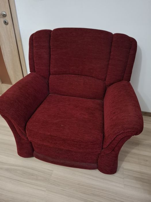 Fotoliu visiniu elegant