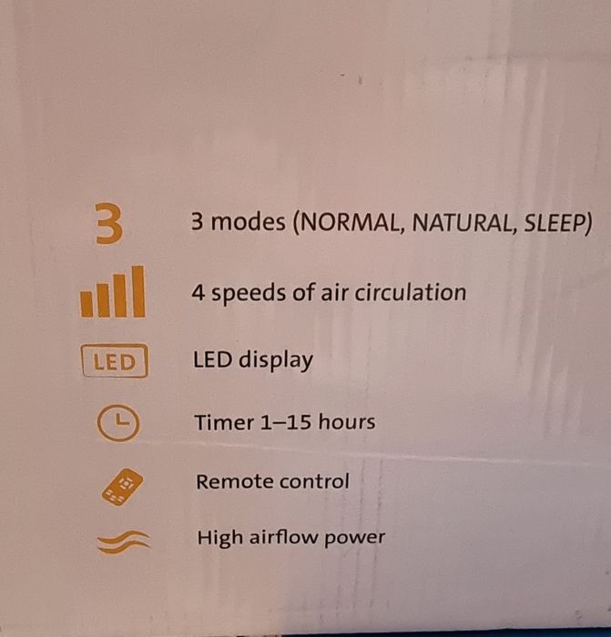 Правостоящ вентилатор Eta Noas