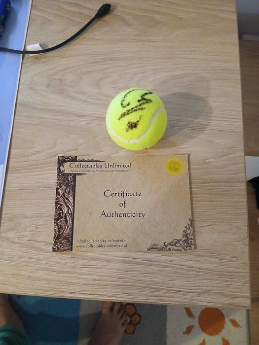 Minge tenis semnata Rafa Nadal+ COA- memorabila originala