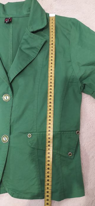Sacou femei, cu mânecă scurtă, mărimea 40 , culoare verde