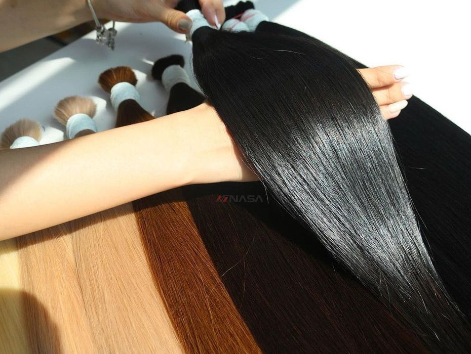 Човешка естествена коса двойна плътност