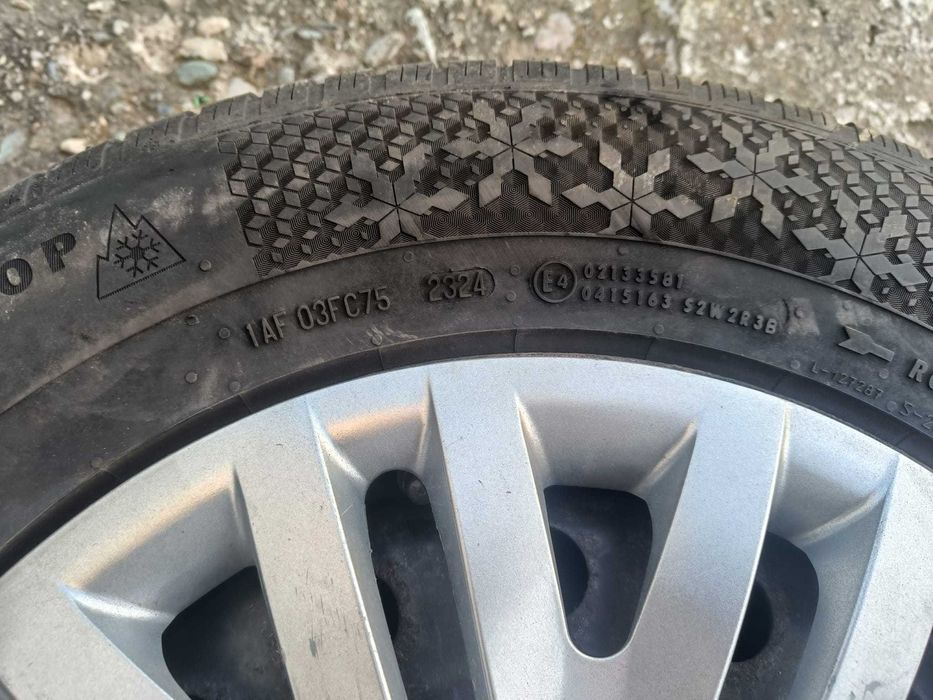 Set 4 roti complete de iarna  16 inch ! CA NOI ! Maxim 2000km rulate