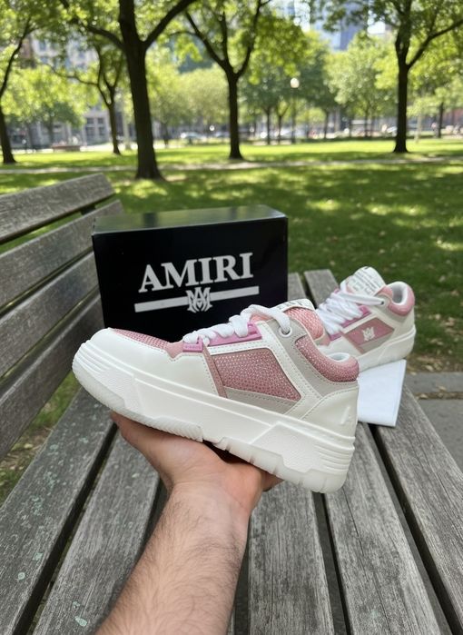 AMIRI MA 1 Roz Pietricele - Glitter