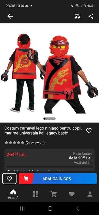 Costum copii Lego, Batman