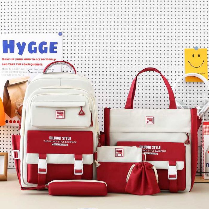 Рюкзак школьный 5 в 1, для девочек