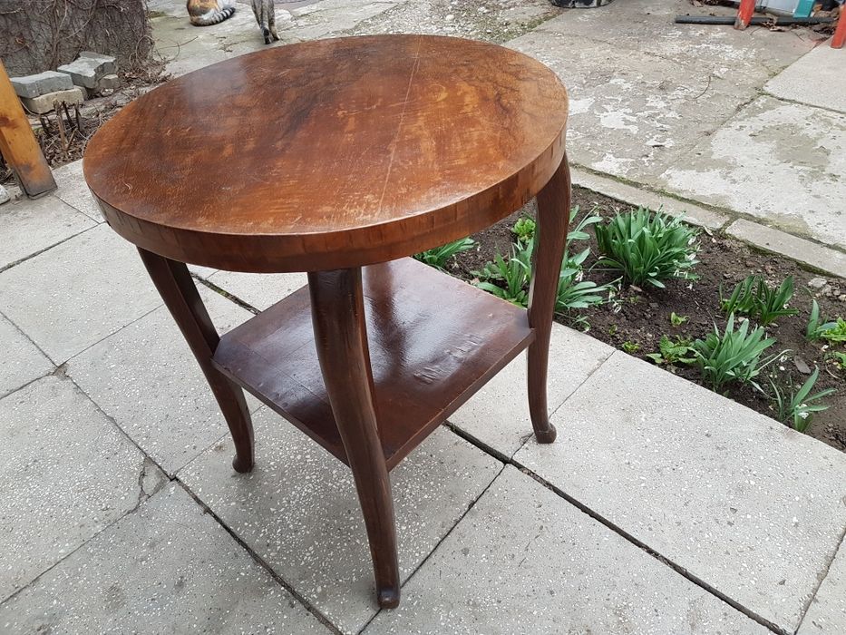 Mobilier epoca măsuță salon living lemn masiv