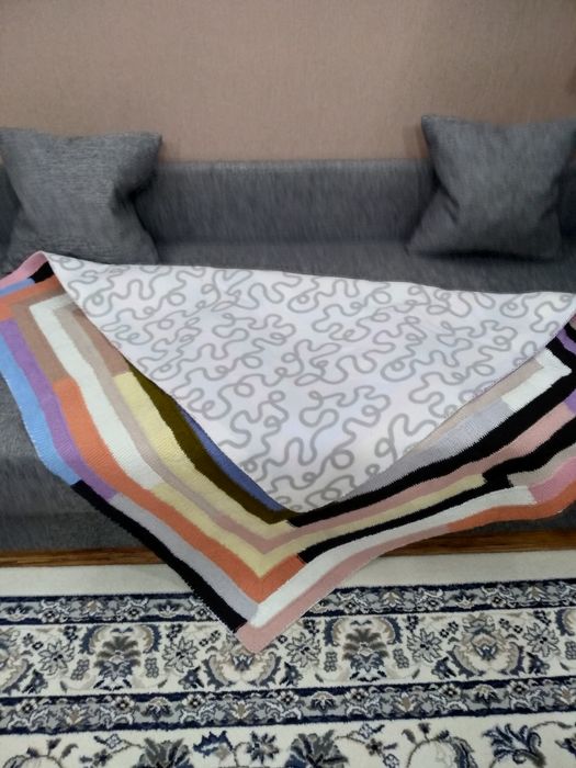 Вязаный плед и пледы "IKEA"