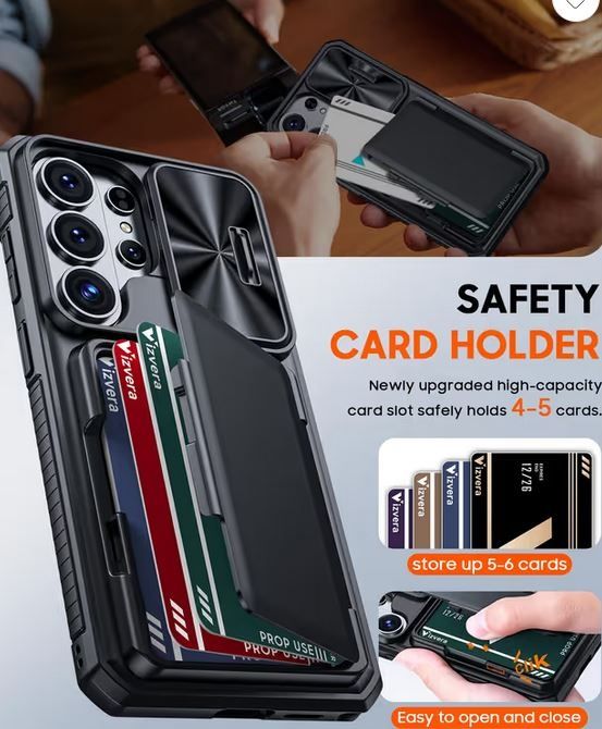 Import Amazon ‼️Husa dedicata Samsung S26 ultra cu slot de carduri !