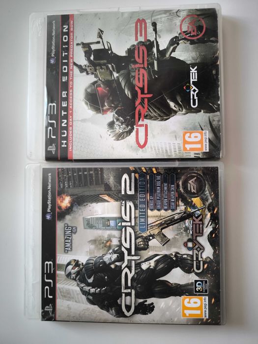 Crysis 2 limited Edition Crysis 3 Hunter Edition PS3 Playstation 3 ПС3