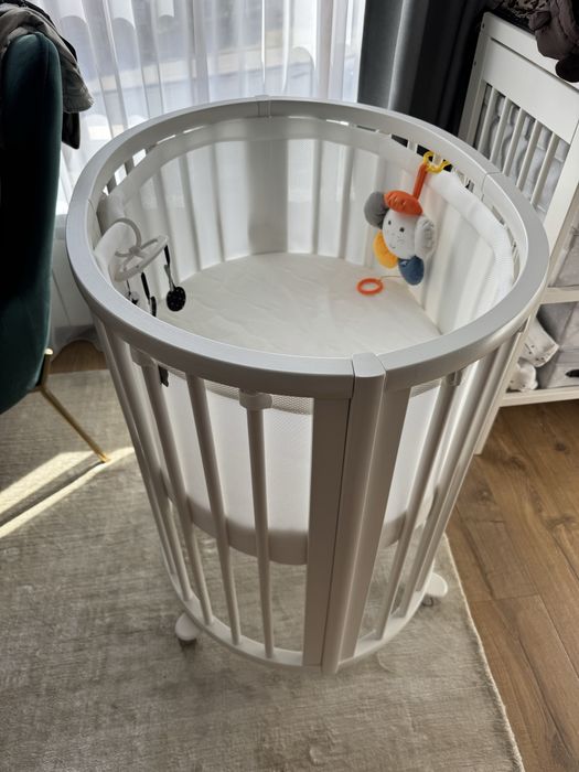 Легло Stokke sleepi mini с матрак, протектор и обиколник