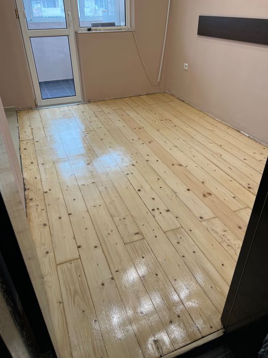 Циклене на паркет и дюшеме