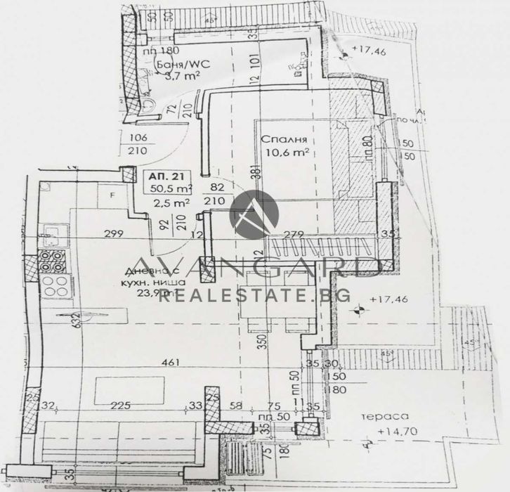 Продава се Двустаен апартамент в Пловдив, Кършияка - 61 кв.м за 1588 €/кв.м - Снимка #1