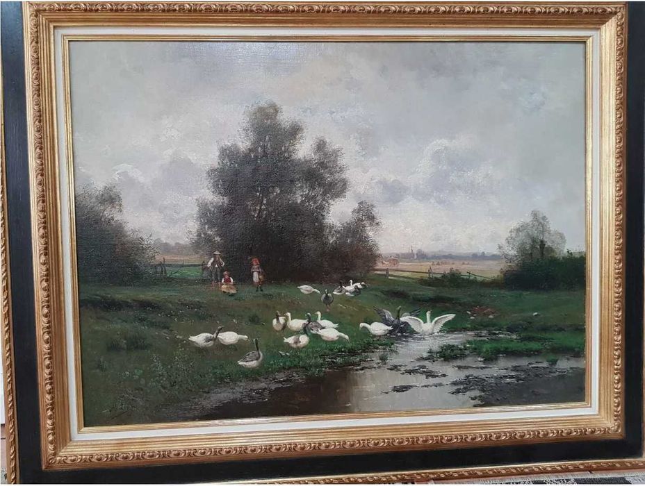 Картина Адолф Линс (Adolf Lins 1856-1927)