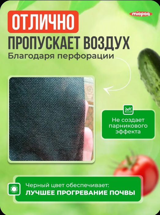 Спанбонд (агроспан, агроткань, агротекстиль) 3.2м черный