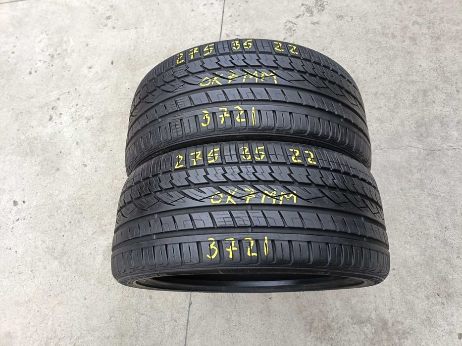 Doua anvelope vara 275 35 22 continental crosscontact profil de 7 mm