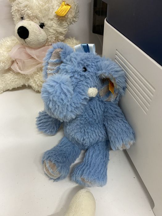 STEIFF lot 7 jucării din pluș de colecție originale pisica, cățel