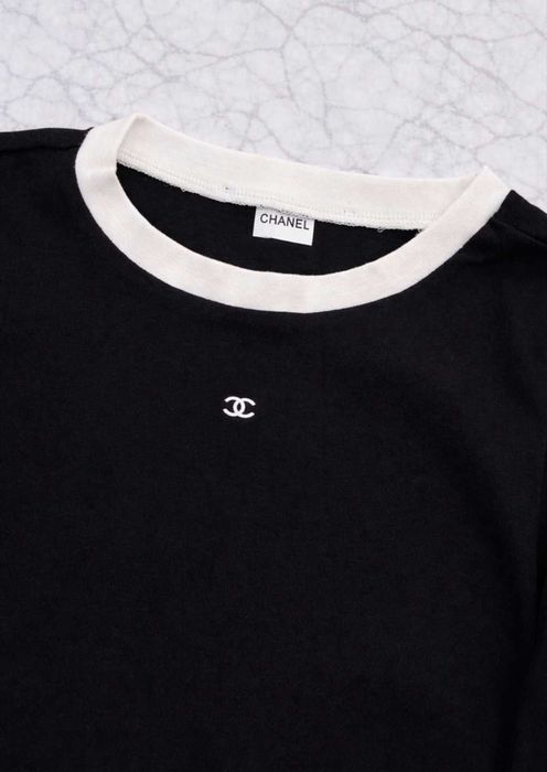 Черна тениска chanel