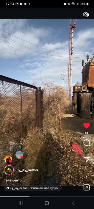 Телецентрда  6-5-4-3 соток времянка болип сатылады