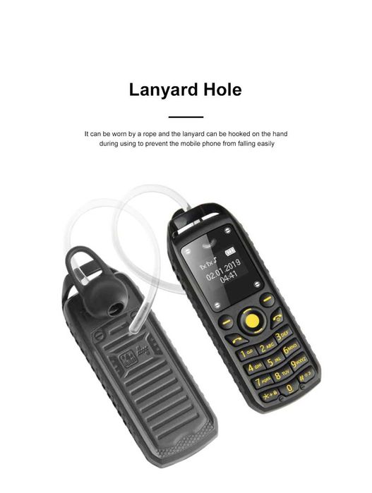 Мини телефон малък телефон удароустойчив  българско меню B25 CAT