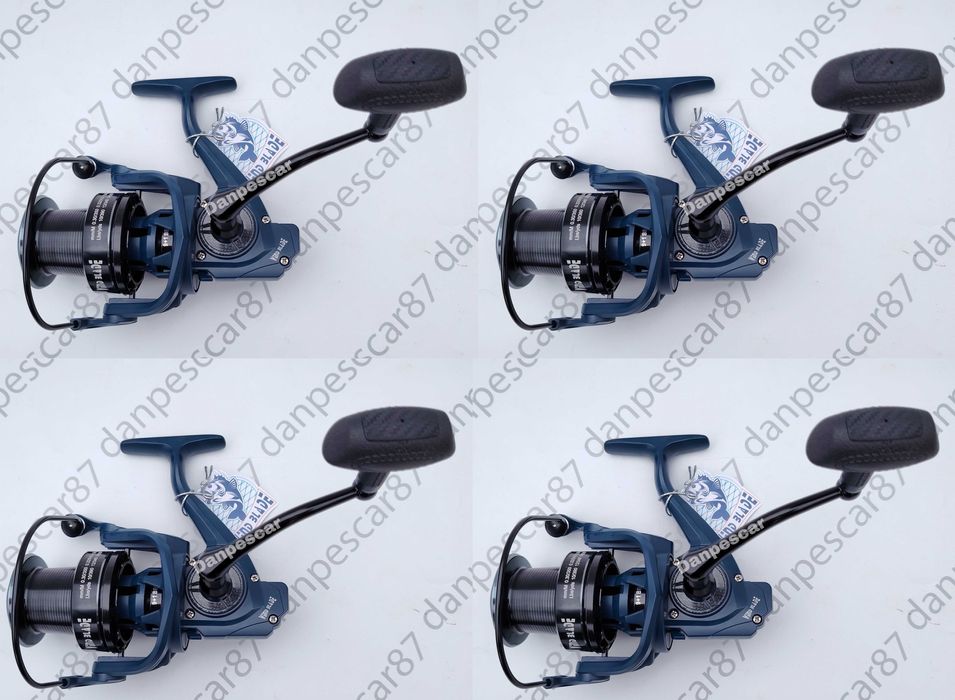 SET 4 Mulinete crap Wind Blade SURFCAST HP6000 Long Cast 0,30mm 350m