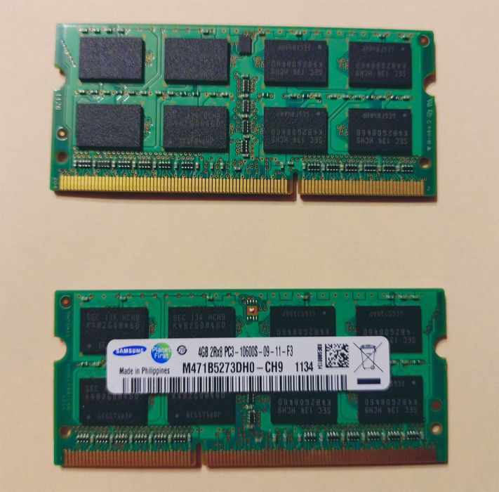 RAM Памет 8GB (2x4GB), PC3-10600S за PC лаптоп компютър