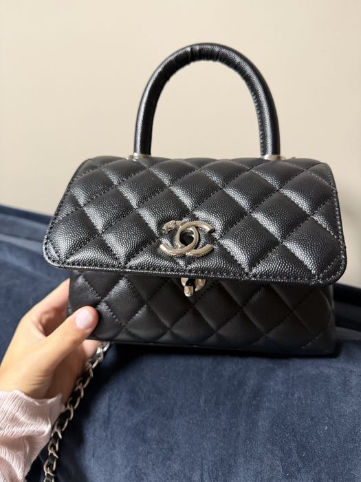 Geanta chanel pe negru