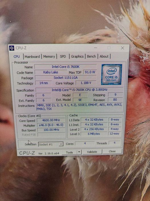 Placa de baza Gigabyte z270 gaming cu i5-7600k
