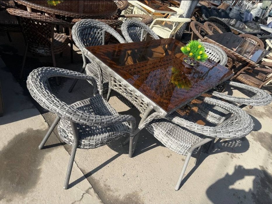 Ротанг стол стул ва качела оптим  нархида