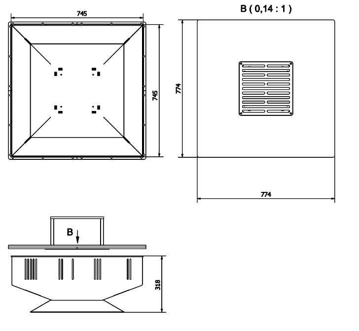 Стол Гриль очаг Quadrum Kratki (Польша)