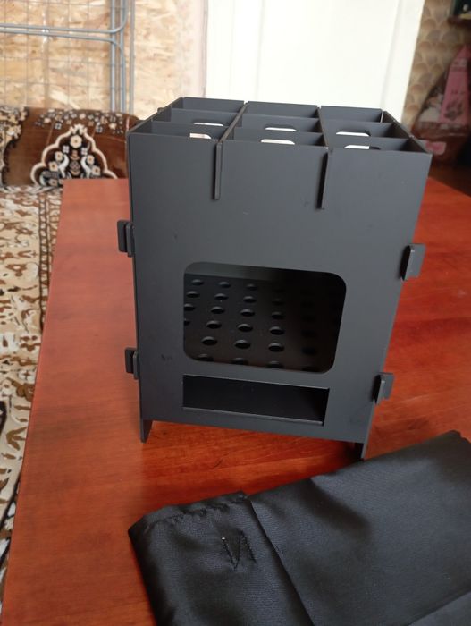 Печь щепочница туристическая