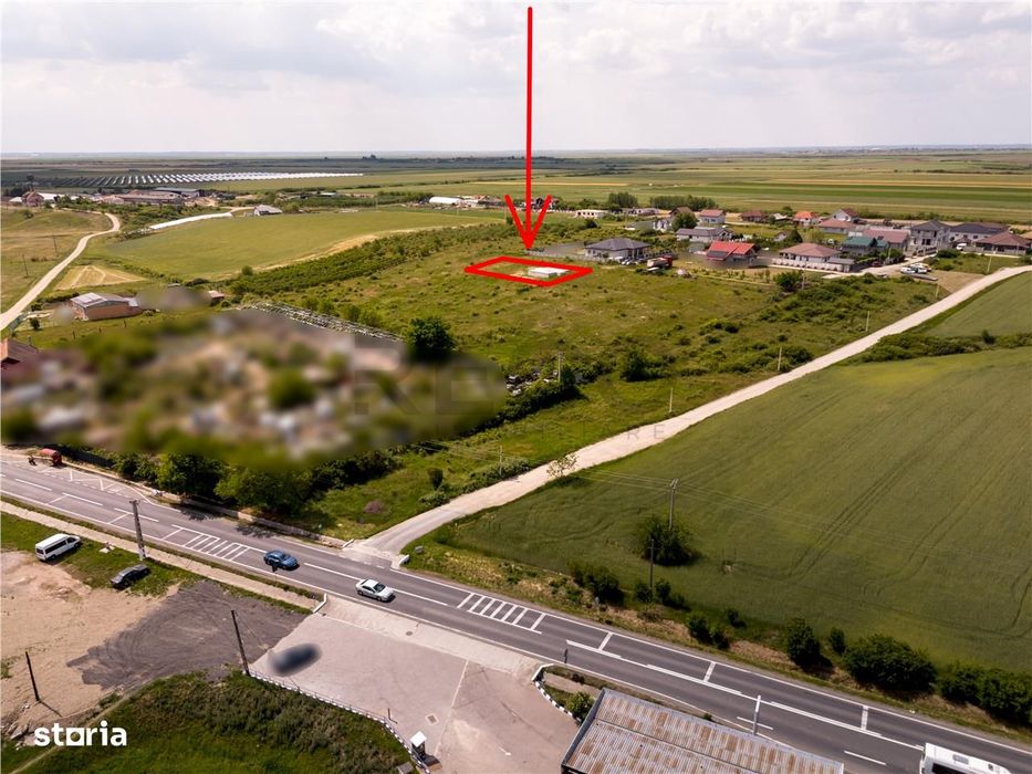 RECO Teren cu fundatie + proiect de casa localitatea Les