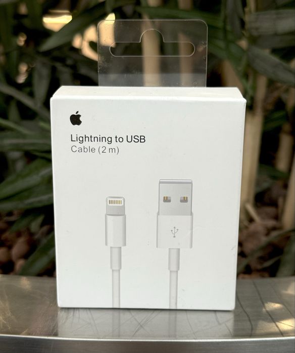 Cablu () Apple USB-A => Lightning •Sigilat• Original 1/2 Metri