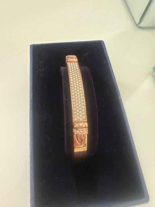 Гривна Swarovski розово злато