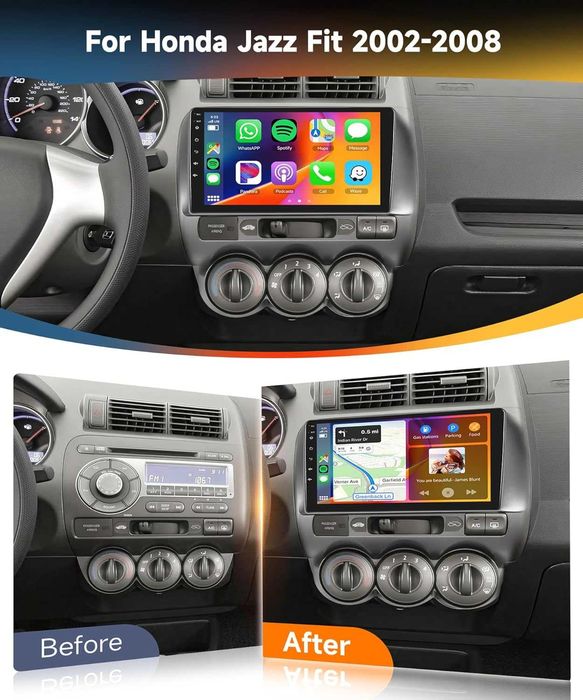Мултимедия за Honda Jazz / Fit Android Навигация плеър 2DIN Honda Jazz