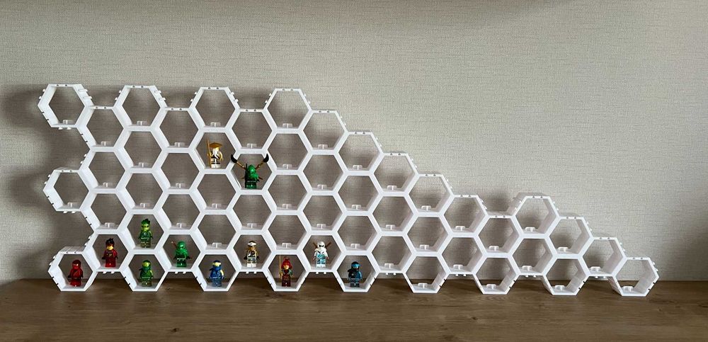 Suport LEGO 9 figurine | Display colecție minifigurine | Print 3D nou