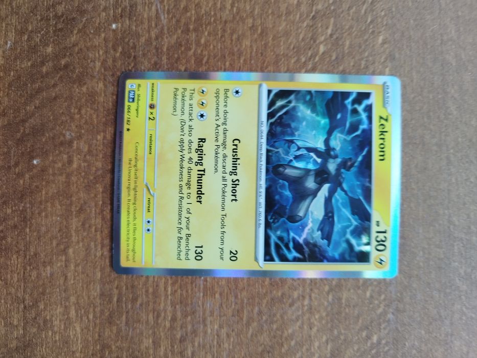 Покемон карта Zekrom