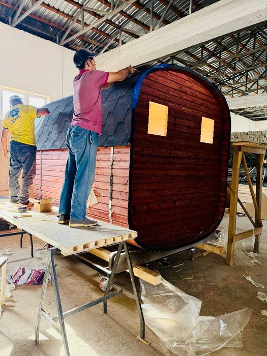 Сауна бочка и квадробочка под ключ | Премиум качество | Готовая Баня